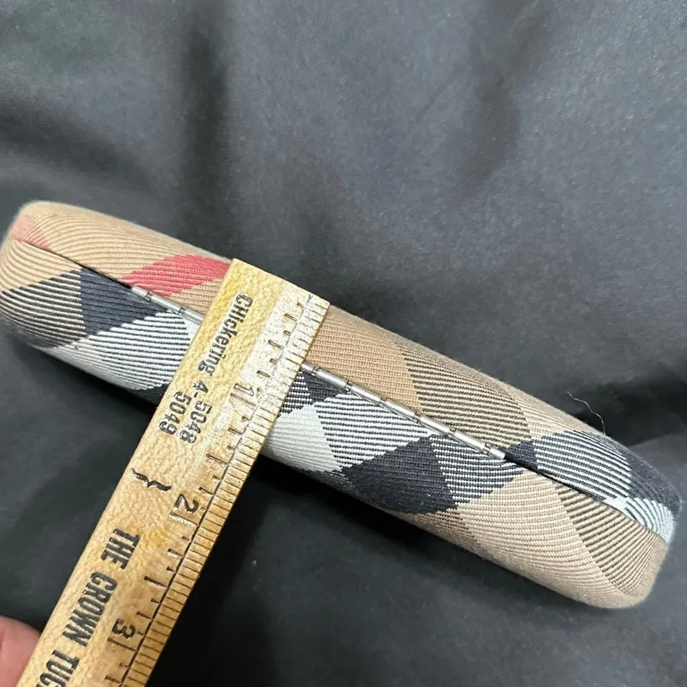 Traditional Burberry Plaid Spectacle Eyeglasses case